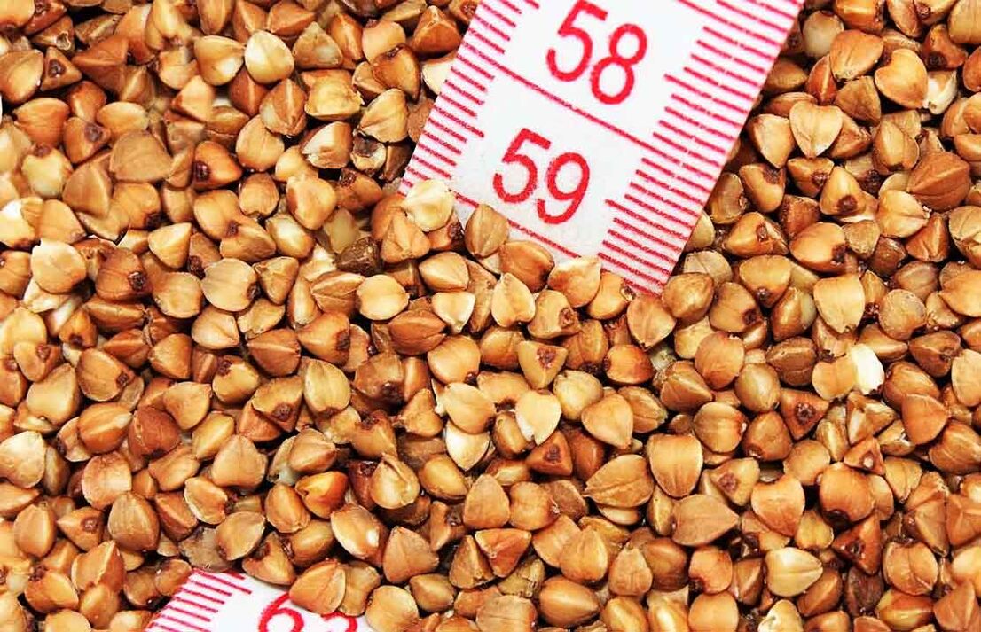 Weight loss in buckwheat