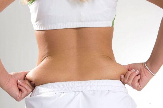 Fat on the stomach and sides
